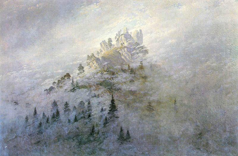 Caspar David Friedrich Morgennebel im Gebirge oil painting picture